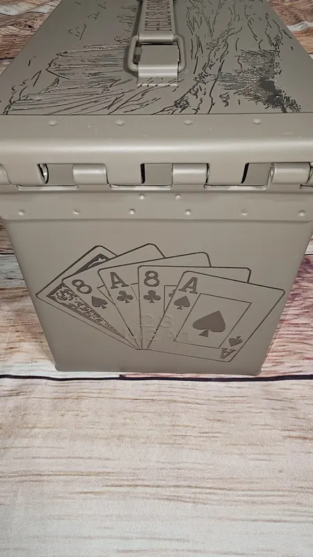Custom Ammo Can - Laser engraved metal storage